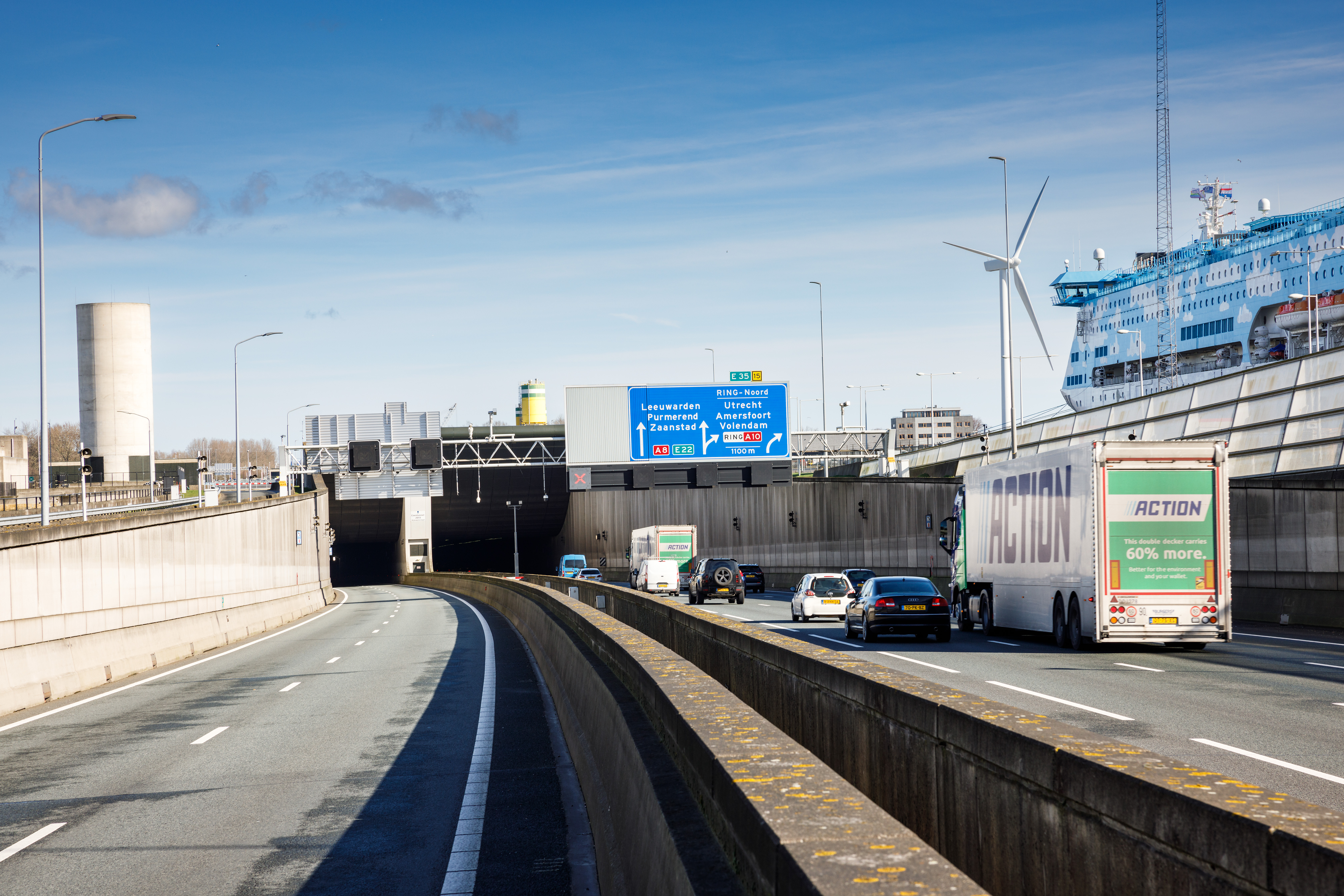 Foto van de Coentunnel 