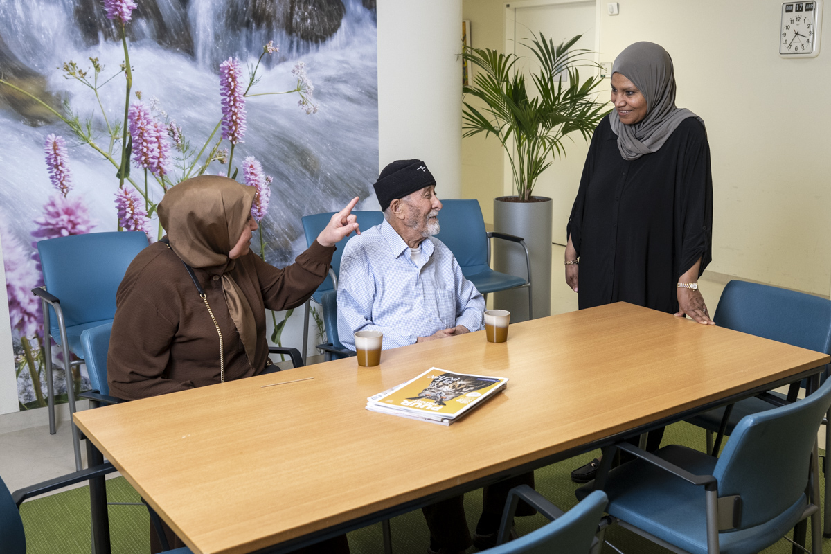 Kennismaken met de tolk in de wachtkamer