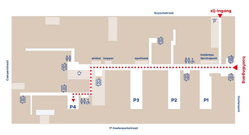 Locatie oost, poliplein 4