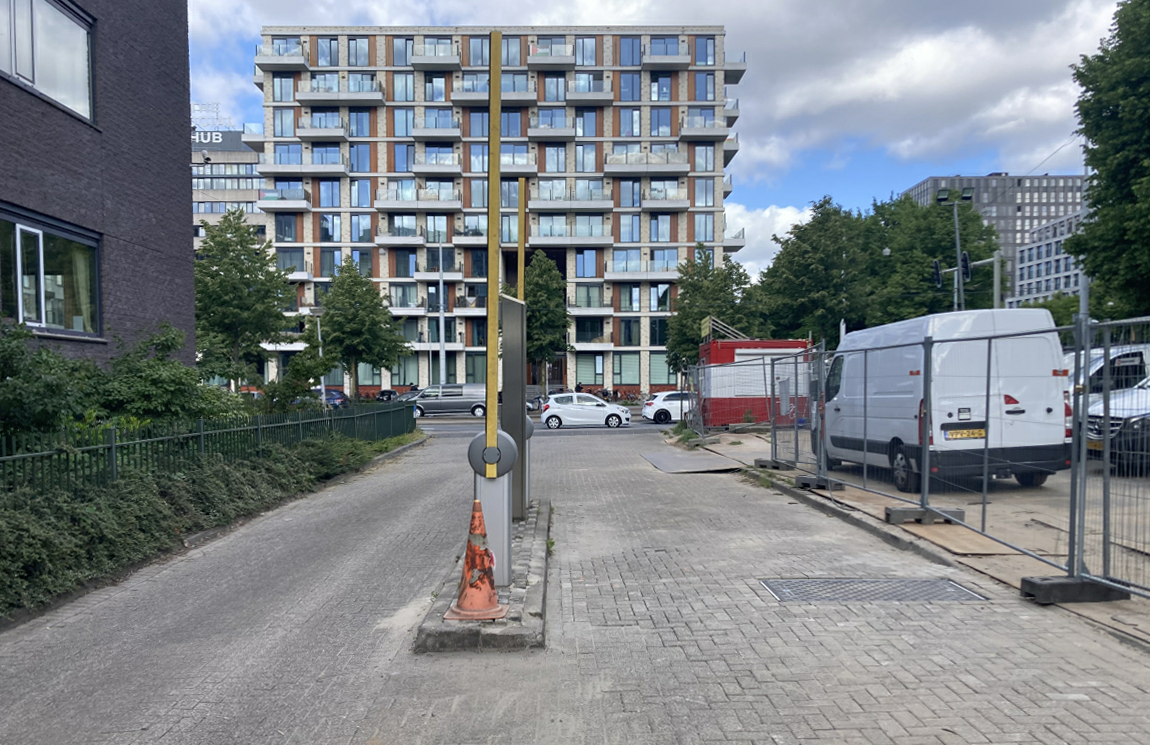 Foto van eerste Warmte Koude Opslag (WKO) op locatie West